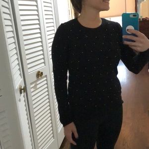 Italian yarn crew neck sweater